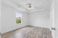 Spacious master bedroom complete with a large walk in closet and private bathroom.
