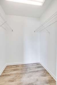 Large walk in closet...