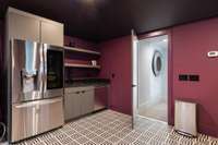 Theater features kitchenette and full bath