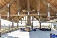 RELAX  by the community FIRE PLACE  and entertain in the picnic pavilion.