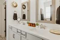 Quartz Counters / Double Vanity
