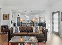 Modern open floor plan & high ceilings.