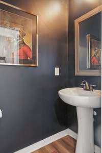 Half bath off Entry Hall