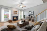 Living Room Virtually Staged