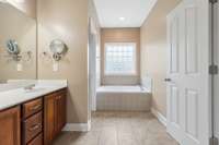 Large Primary Bedroom With Soaker Tub