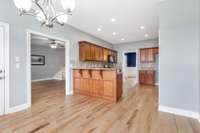 View Into Kitchen & Living Room