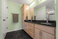 Spacious primary bath
