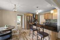 Granite Countertops and new LVP flooring