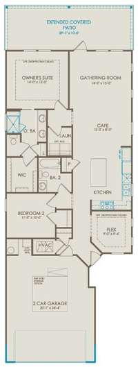 Actual Floor Plan for Contour on Lot 190