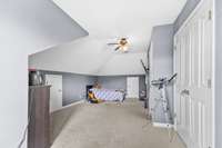 4th bedroom/bonus area offers full bathroom upstairs.