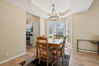 Dining Area with Bay Window