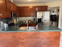 new stainless steel sink in kitchen