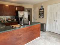 kitchen has pantry