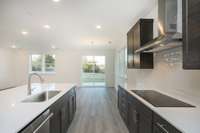 BACK SPLASH AND EXTERIOR VENTED RANCH HOOD