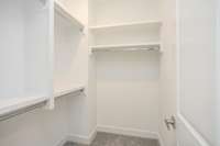 TWO WALK IN CLOSETS