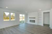 GREAT ROOM WITH FIREPLACE AND BUILT IN'S