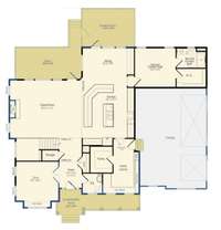 Example floorplan with some popular options selected.