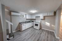 Downstairs wet bar and storage