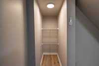 Extra storage shelving