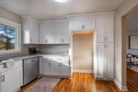 Abundant storage and granite countertops