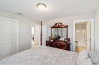 This secondary bedroom has it's own full bath!!