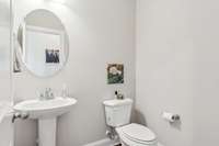 Half bath downstairs