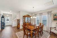 The double windows allow wonderful natural light.