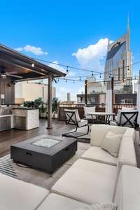 The Rooftop Terrace is the perfect space to enjoy the day!