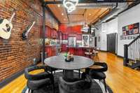 Dining area for more intimate gatherings