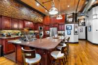 Extra large kitchen is perfect for hosting!