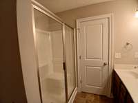 Large Walk-In Shower in Owner's Suite.