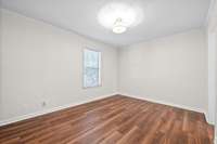 Front bedroom with LVP flooring