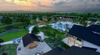 Look at how beautiful the outdoor dining pavilion, firepit and park areas will look!