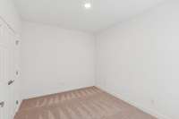 Bedroom two recessed lights