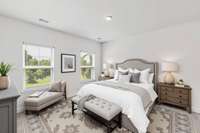 Primary suite virtual staging
