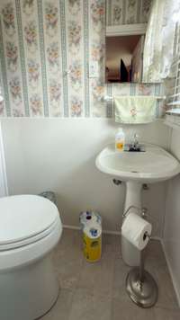 Half Bath in Primary Bedroom Suite