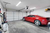 Spacious 2 car garage