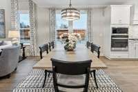 Dedicated dining space off of your kitchen!