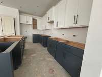 Gorgeous quartz countertops will be installed next week.