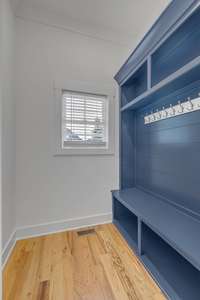 Drop zone by garage door