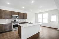 The Grayson A: This photo is of a completed home. NOT the subject property