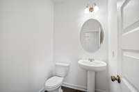 The Grayson A: This photo is of a completed home. NOT the subject property