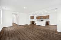 The Grayson A: This photo is of a completed home. NOT the subject property