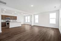 The Grayson A: This photo is of a completed home. NOT the subject property