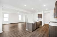 The Grayson A: This photo is of a completed home. NOT the subject property