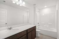 The Grayson A: This photo is of a completed home. NOT the subject property.