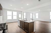 The Grayson A: This photo is of a completed home. NOT the subject property