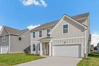 The Murray A: Photo is of a completed home; not the subject property.
