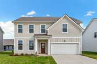 The Murray A: Photo is of a completed home; not the subject property.
