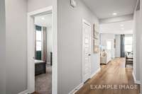Photo is of a model. Not the subject property.